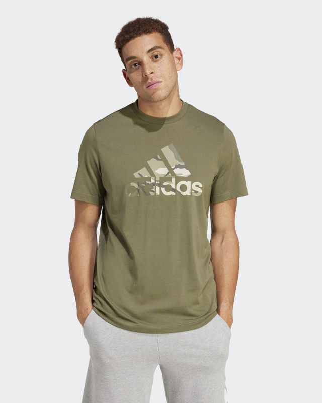 Prodotto: ADIDAS  T-SHIRT UOMO VERDE CON LOGO CAMOUFLAGE - IR5830