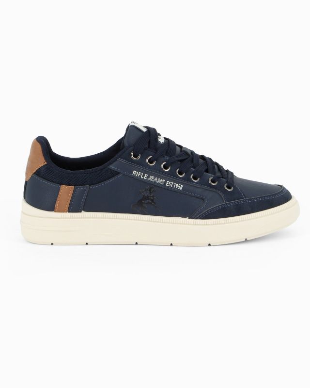 Prodotto: RIFLE - Scarpa blu da uomo con lacci