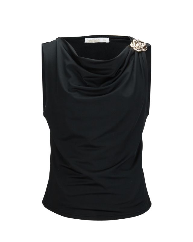 Prodotto: BACHATA - Tshirt smanicata con dettaglio metallico