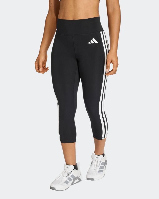 Prodotto: ADIDAS - LEGGINGS NERI DA DONNA OPTIME ESSENTIALS WORKOUT 3 STRISCE 3/4 - KE6062