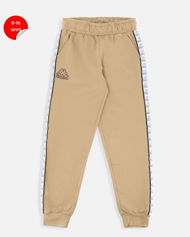 Prodotto: KAPPA - PANTALONE TUTA BEIGE DA RAGAZZO 8-16 ANNI