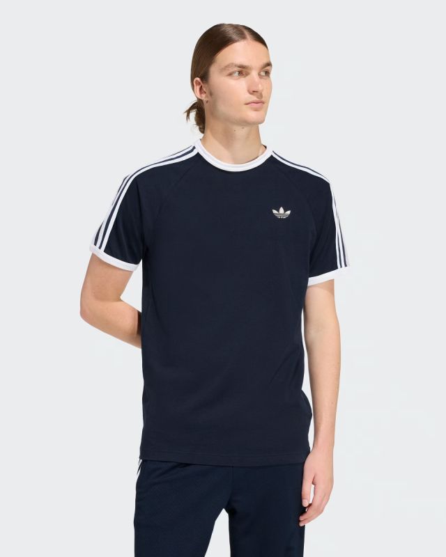 Prodotto: ADIDAS - T-SHIRT MEZZA MANICA 3S TEE BLU CON DETTAGLI BIANCHI DA UOMO, KE3538
