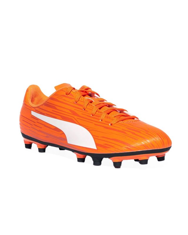 Prodotto: PUMA - Scarpe da calcio uomo arancioni e bianche - RAPIDO III FG/AG
