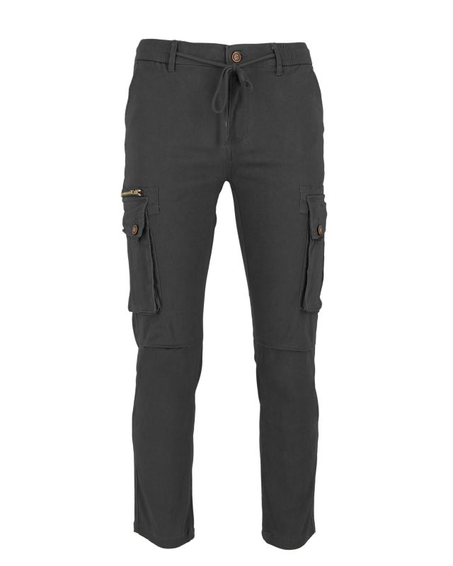 Prodotto: D-INFINITIVE - Pantalone cargo grigio regular fit
