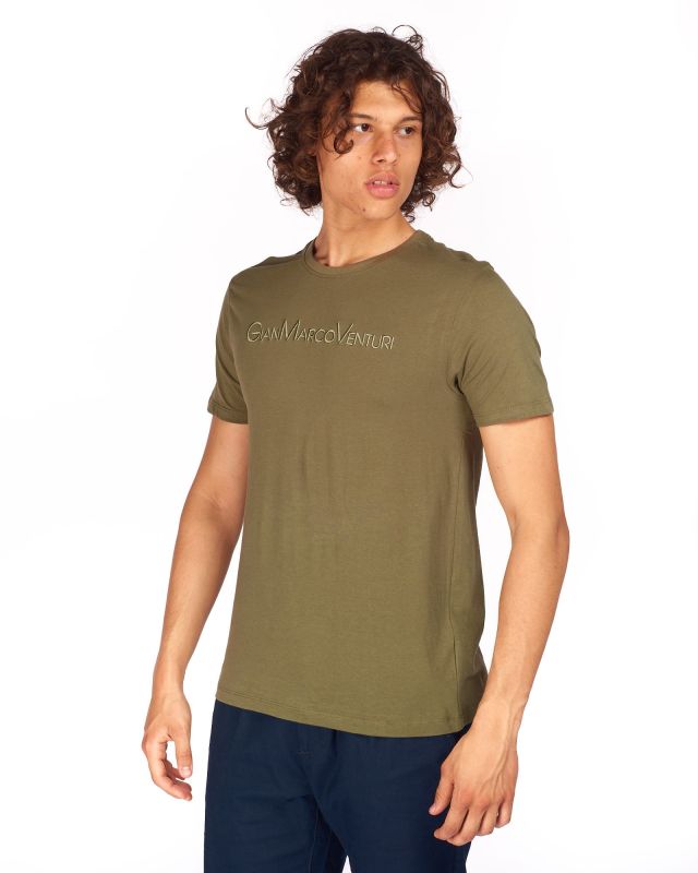 Prodotto: GIANMARCO VENTURI - Tshirt manica corta beige da uomo