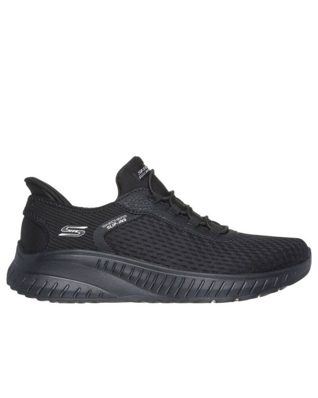Prodotto: SKECHERS - BOBS SQUAD CHAOS IN COLOR - Sneakers nera con soletta ammortizzata e lacci elasticizzati
