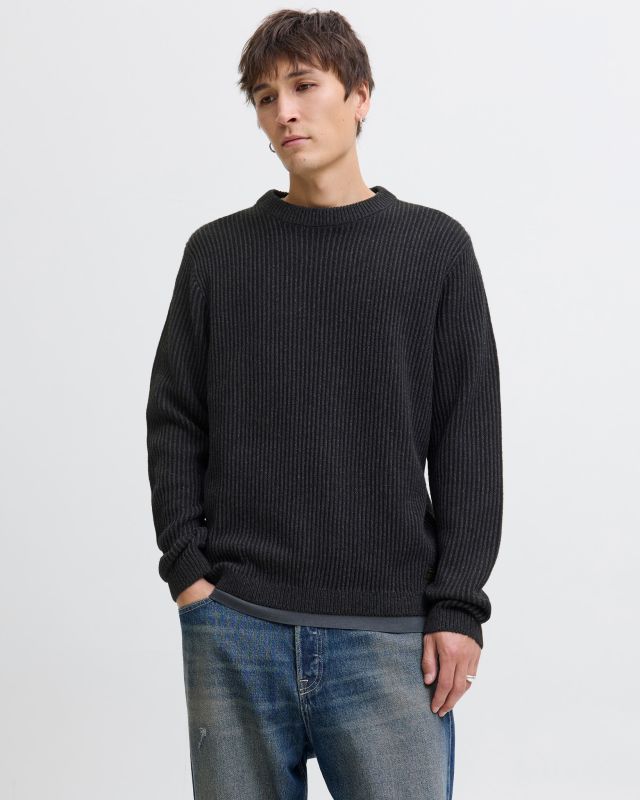 Prodotto: MAGLIA ML EDOVER KNIT CREW BLACK
