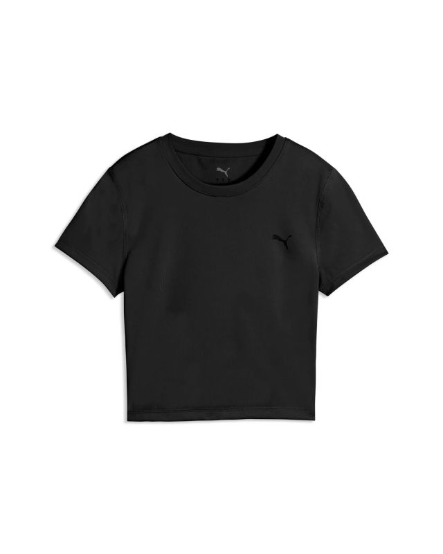 Prodotto: PUMA - T-SHIRT DA ALLENAMENTO MEZZA MANICA NERA STRONG CROSS BACK TEE  DA DONNA, 528494-01