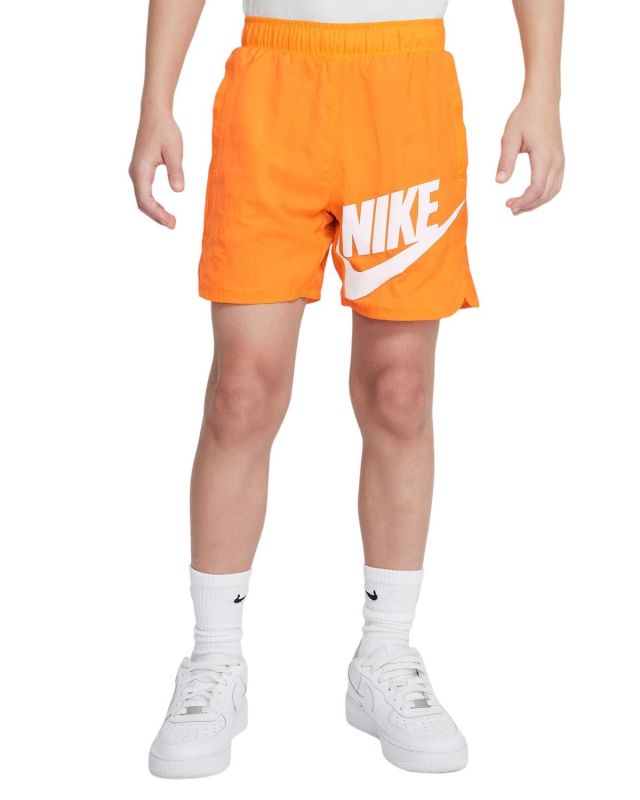 Prodotto: NIKE - SHORT DA RAGAZZO NSW WOVEN HBR ORANGE-WHITE - DO6582-836