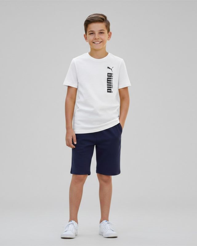Prodotto: PUMA - T-SHIRT JUNIOR (7 - 16 ANNI) ESSENTIAL GRAPHIC TEE , BIANCA,  694948-02