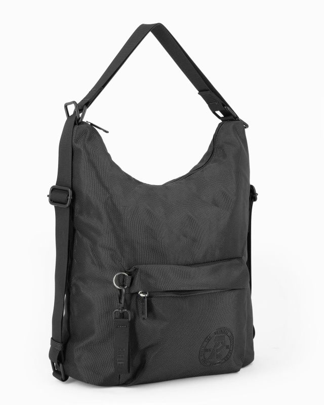 Prodotto: RIFLE - Borsa/Zaino blu con tasca frontale