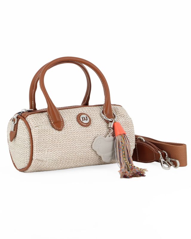 Prodotto: BAULETTO 2MAN. PAGLIA INTRECC. C/CHARM