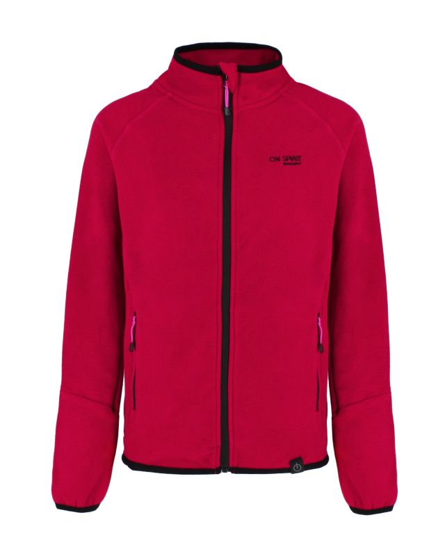 Prodotto: ON SPIRIT - FELPA FUXIA IN PILE DA DONNA FULL ZIP