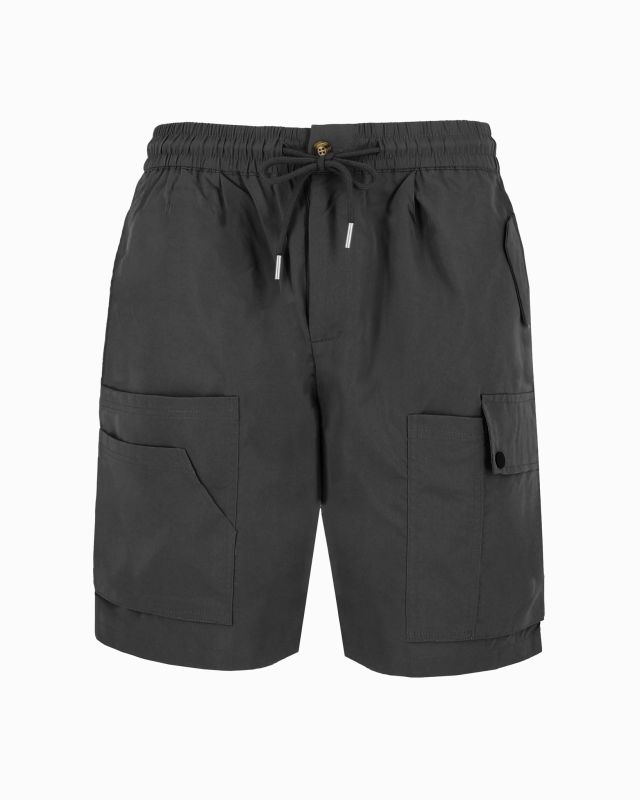 Prodotto: D-INFINITIVE - Bermuda nero con tasconi