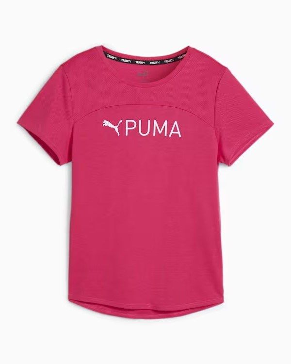 Prodotto: PUMA TSHIRT FIT ULTRAVREATHE TEE - Tshirt fuxia da donna con logo bianco - 52384449