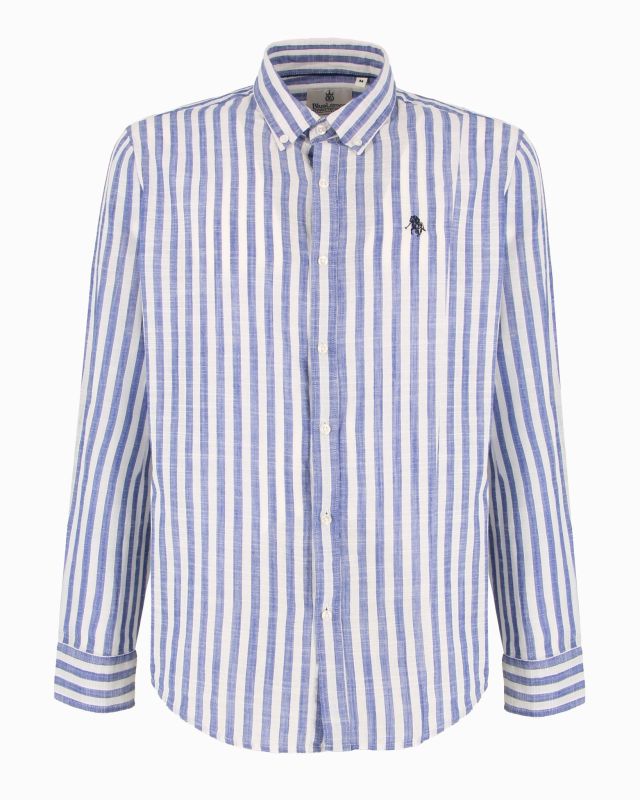 Prodotto: CAMICIA ML RIGA GRANDE MISTO LINO BD