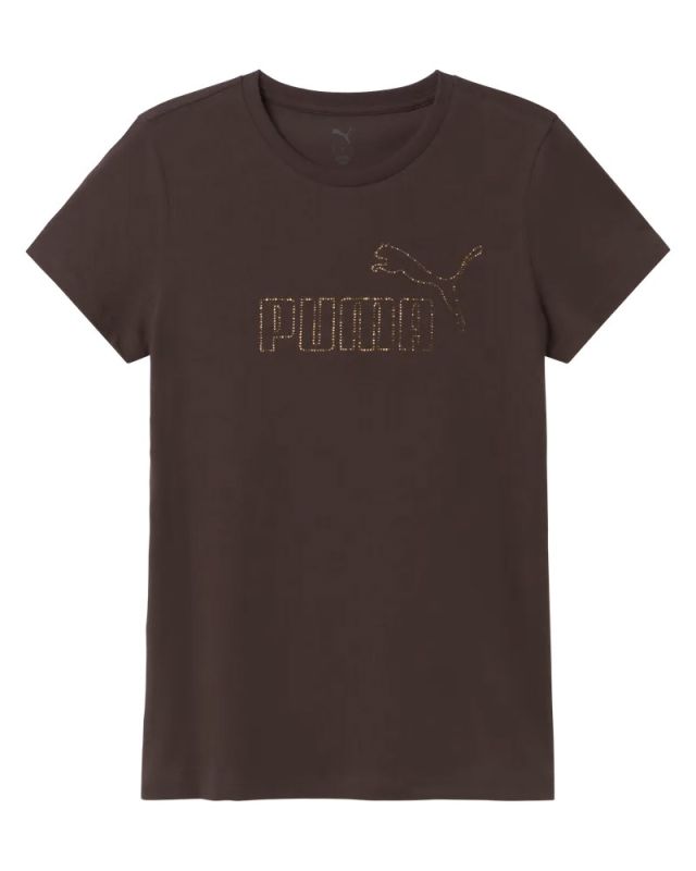 Prodotto: T-SHIRT MM ESS+ RHINESTONE TEE CHOCOLATE
