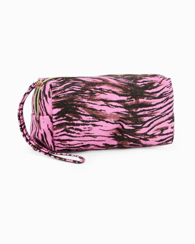 Prodotto: NARDINI - Borsello animalier fuxia con polsiera
