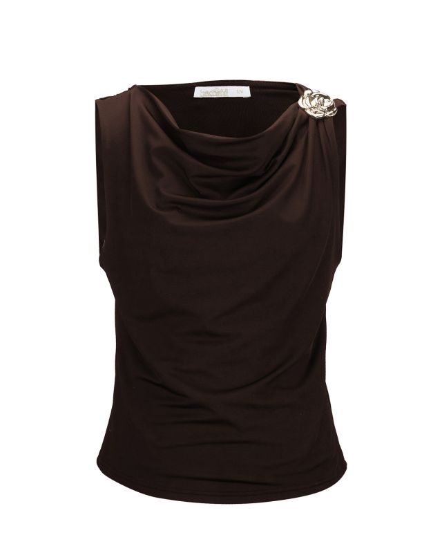 Prodotto: BACHATA - Tshirt smanicata con dettaglio metallico