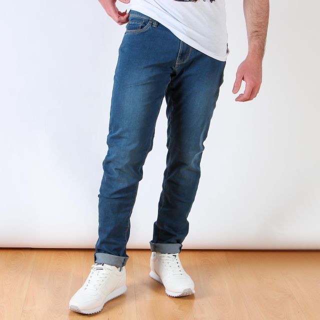 Prodotto: WAMPUM - JEANS 5 TASCHE SABBIATO MEDIO ELASTICIZZATO