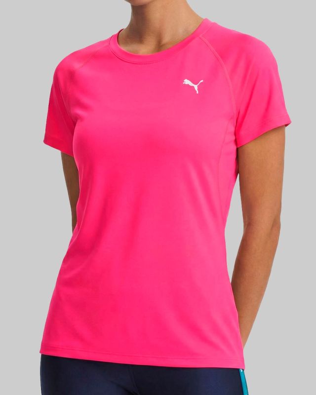 Prodotto: PUMA - T-SHIRT ROSA FLUO  RUN VELOCITY TEE (POLY) DA DONNA, 526578-98