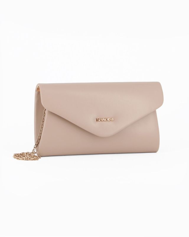 Prodotto: POCHETTE PU C/PATTA A PUNTA+LETTERING