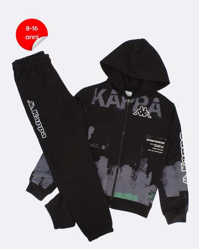 Prodotto: BOY FELPA FULL ZIP CON CAPPUCCIO