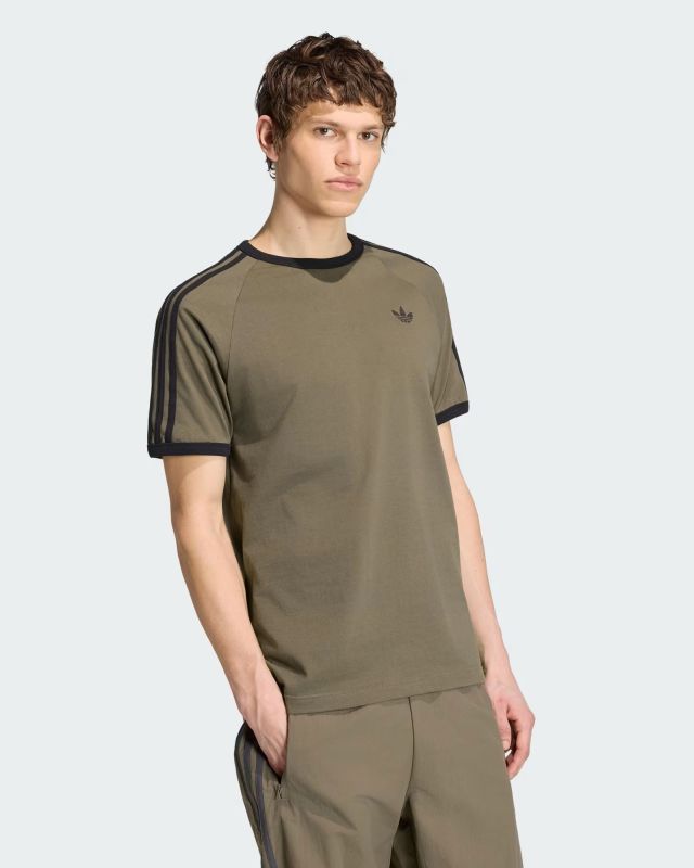 Prodotto: ADIDAS -T-SHIRT MEZZA MANICA ESSENTIALS 3S VERDE SCURO DA UOMO, KT5055