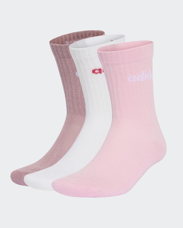 Prodotto: CALZE LIN CREW BASIC 3PP MAUVE-WHITE-PIK