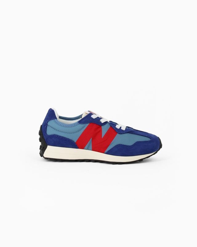 Prodotto: NEW BALANCE 327 - SNEAKERS DA BAMBINO BLU E ROSSA, NUMERATA 28/35 - PH327VD