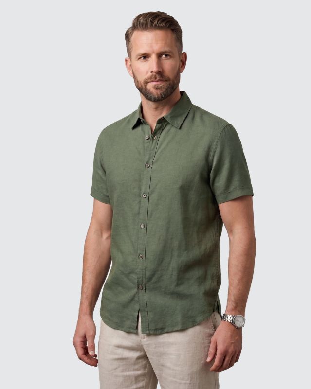 Prodotto: CAMICIA MM COLLO CLASSICO LINO VISCOSA