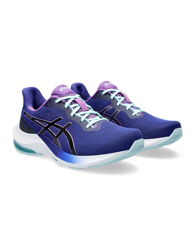 Prodotto: ASICS - Scarpa da running donna viola e bianca in rete traspirante con ammortizzazione GEL - GEL PULSE 14