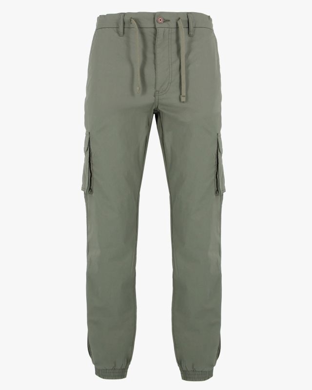 Prodotto: YELLOW DOG - Pantalone tasca america verde militare con coulisse