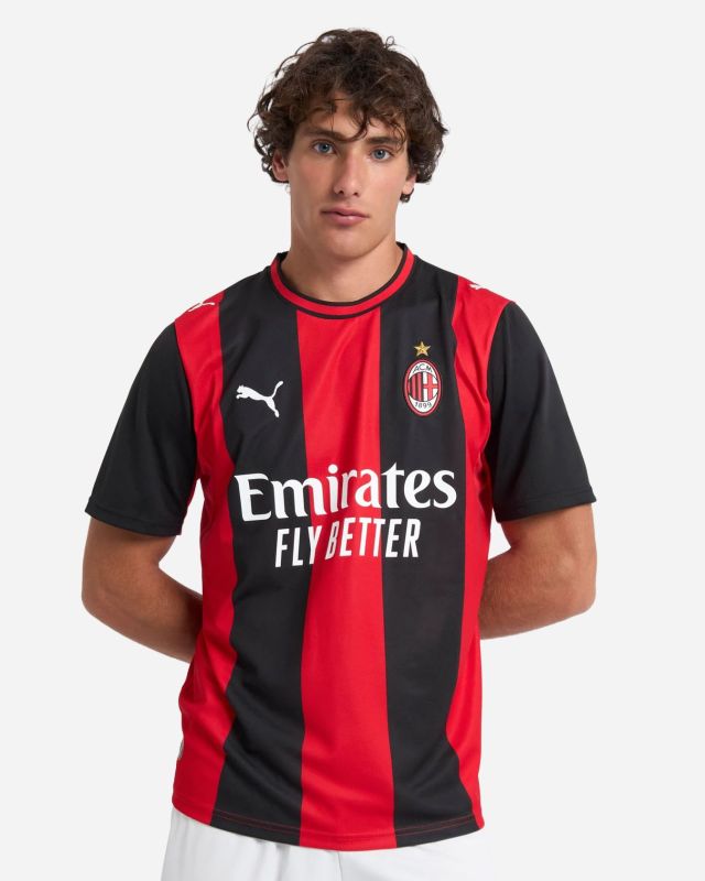 Prodotto: T-SHIRT MM ACM MILAN HOME REPLICA RE-BLK