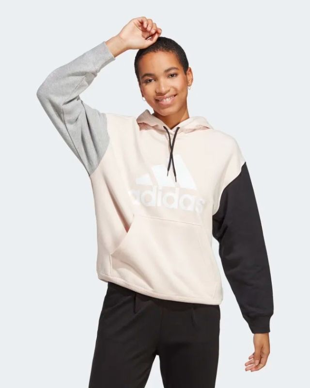 Prodotto: ADIDAS-FELPA CON CAPPUCCIO ESSENTIALS BIG LOGO OVERSIZED FRENCH TERRY-IC9868