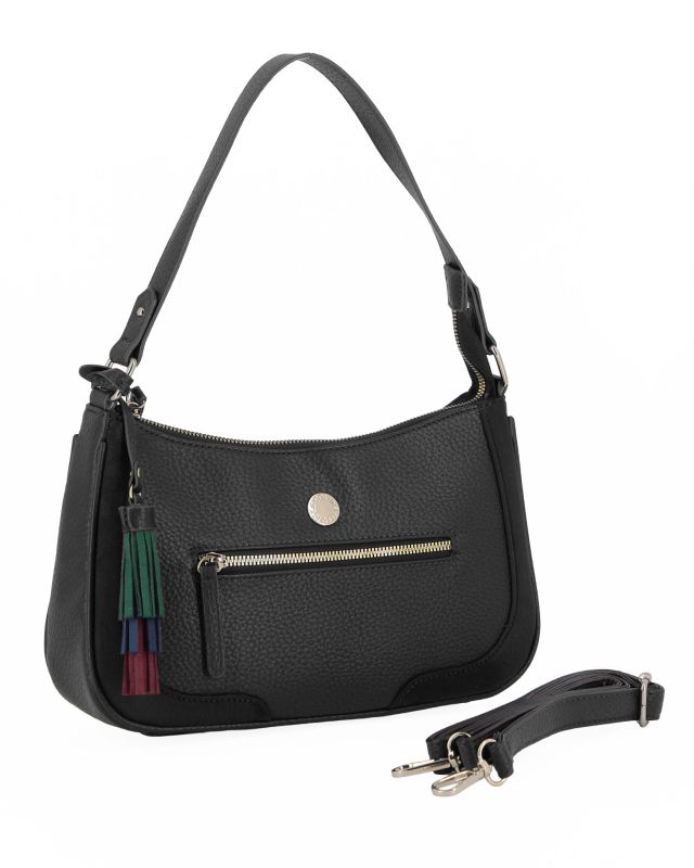 Prodotto: BORSA A SPALLA C/LATI CAM.+CHARM A NAPPA