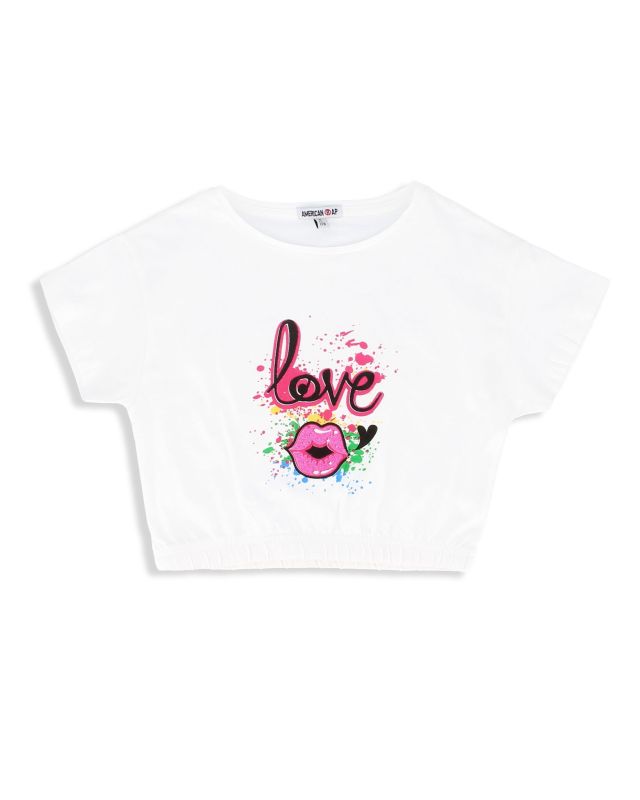Prodotto: AMERICAN RAP - GIRL TOP MEZZA MANICA