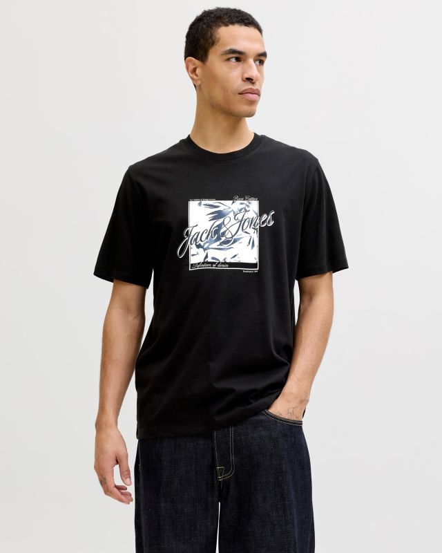 Prodotto: JACK&JONES - Tshirt manica corta honolulu nera con stampa