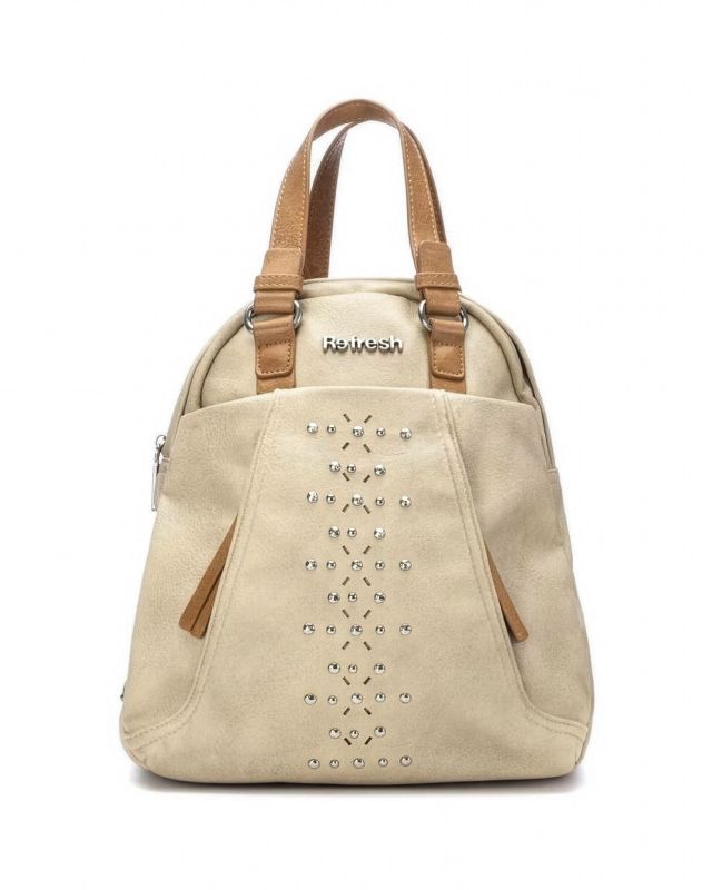 Prodotto: REFRESH - Zaino camel tasche frontali e borchie
