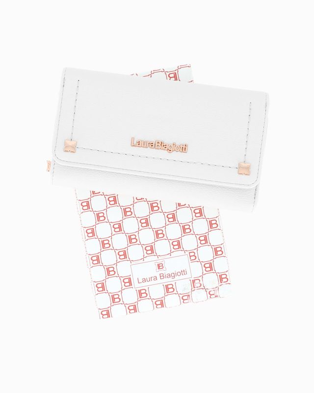 Prodotto: LAURA BIAGIOTTI - Portafoglio bianco con patta