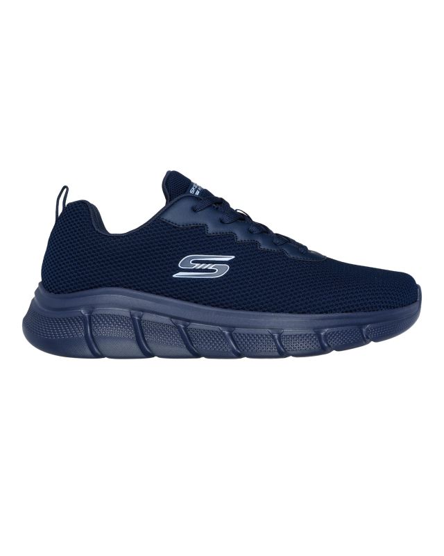 Prodotto: SKECHERS - BOBS B FLEX - CHILL EDGE - Sneakers blu con soletta interna in memory foam
