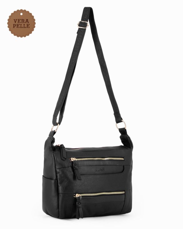 Prodotto: TRACOLLA PELLE 3ZIP