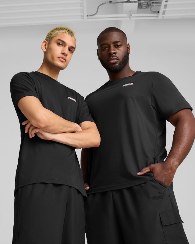 Prodotto: PUMA - T-SHIRT MM ESS+ 2 COL SMALL LOGO NERA - 674470-01