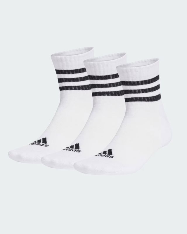 Prodotto: ADIDAS - 3 PAIA DI CALZINI BIANCHI 3 STRISCE CUSCHIONED SPORTSWEAR LOW-CUT - HT3456