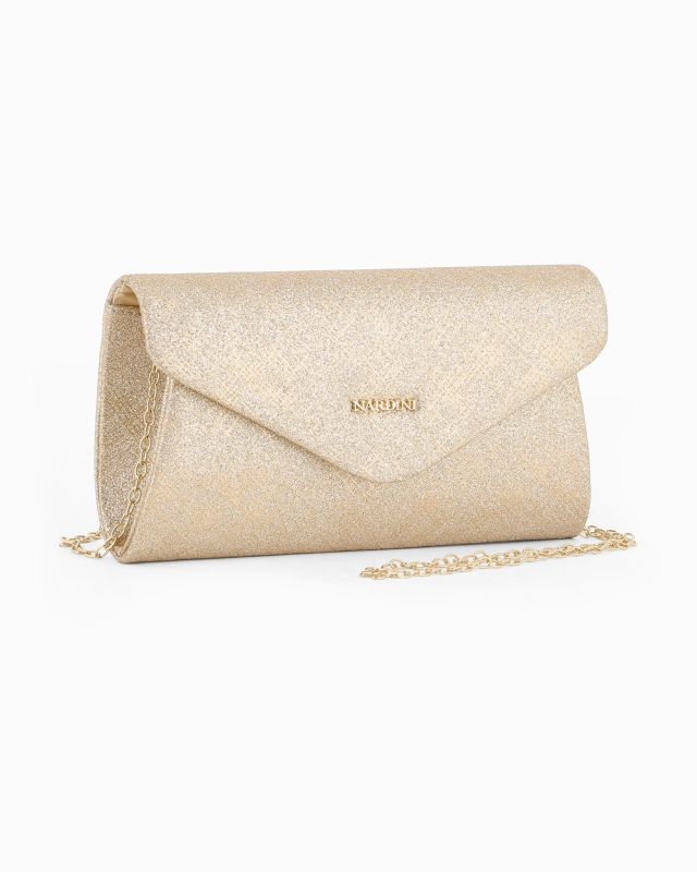Prodotto: NARDINI - Borsa pochette platino luminosa per cerimonia