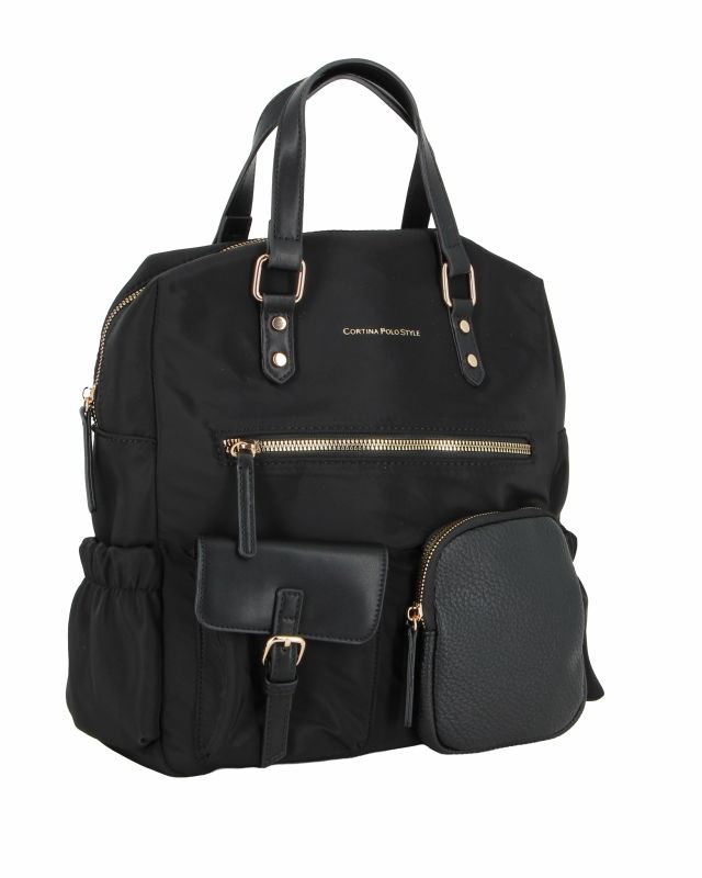 Prodotto: ZAINO C/2TASCHE LAT.+MULTITASCHE FRONT.