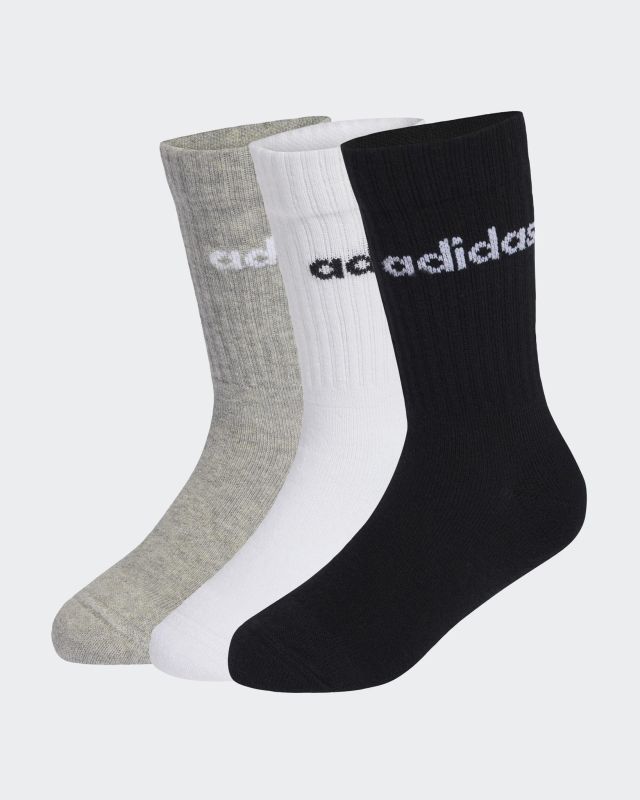 Prodotto: CALZE LIN KIDS CRW 3PP WHITE-GREY-BLACK