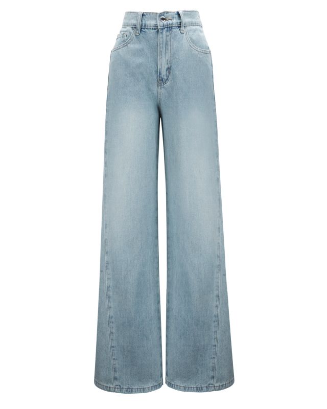 Prodotto: BACHATA - Jeans wide leg denim chiaro