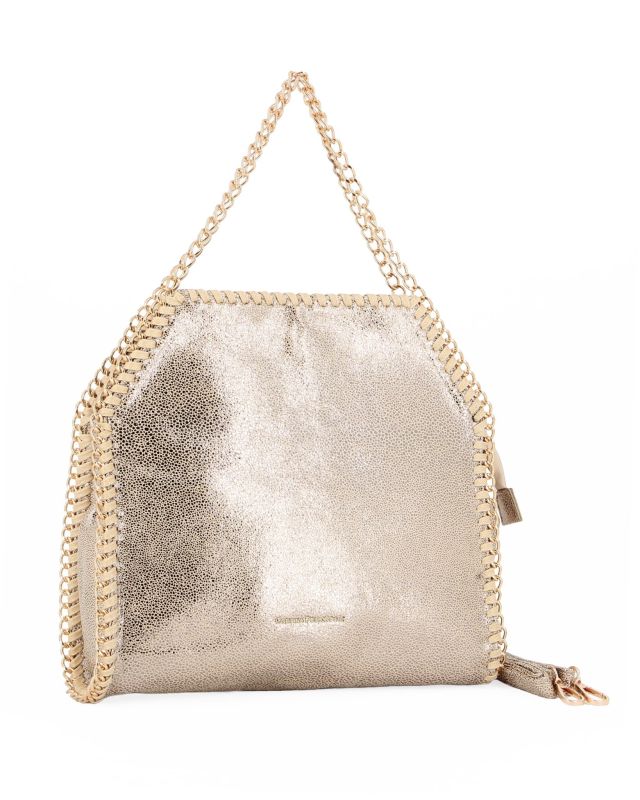 Prodotto: CORTINA POLO STYLE - Borsa a mano oro, tracolla removibile
