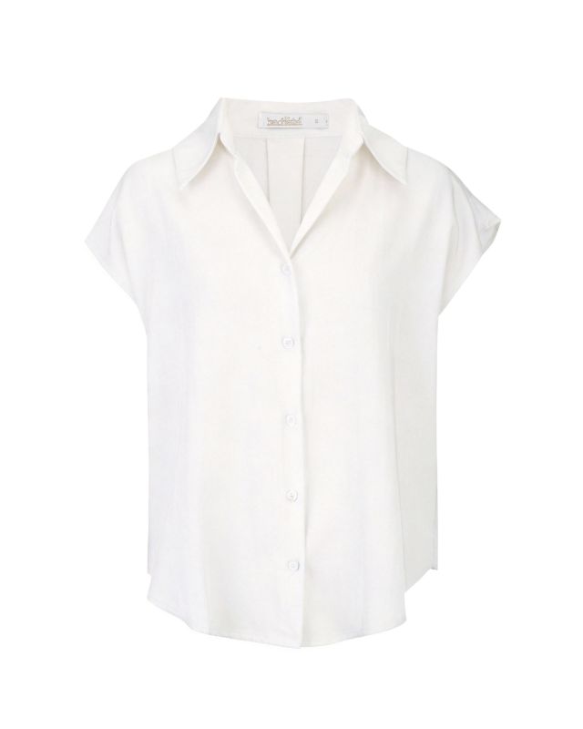 Prodotto: BACHATA - Camicia smanicata bianca